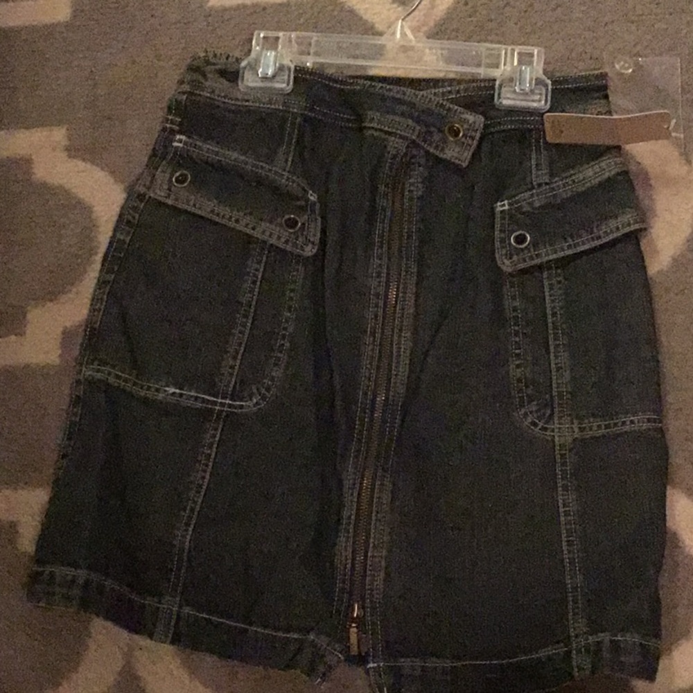 I E Jean skirt